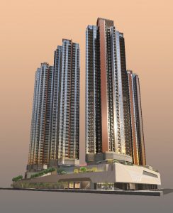 星凱堤岸共提供1335伙標準戶型包括開放式至3房