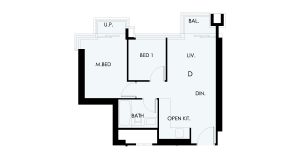 項目2房單位平面圖