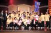 香港區同事獲得三區表演冠軍，並由集團主席黎明楷先生(前右一)頒發錦旗。